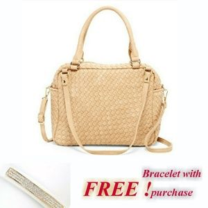 🎀Only 1 Left❗ Pink Haley Rorie Woven Satchel